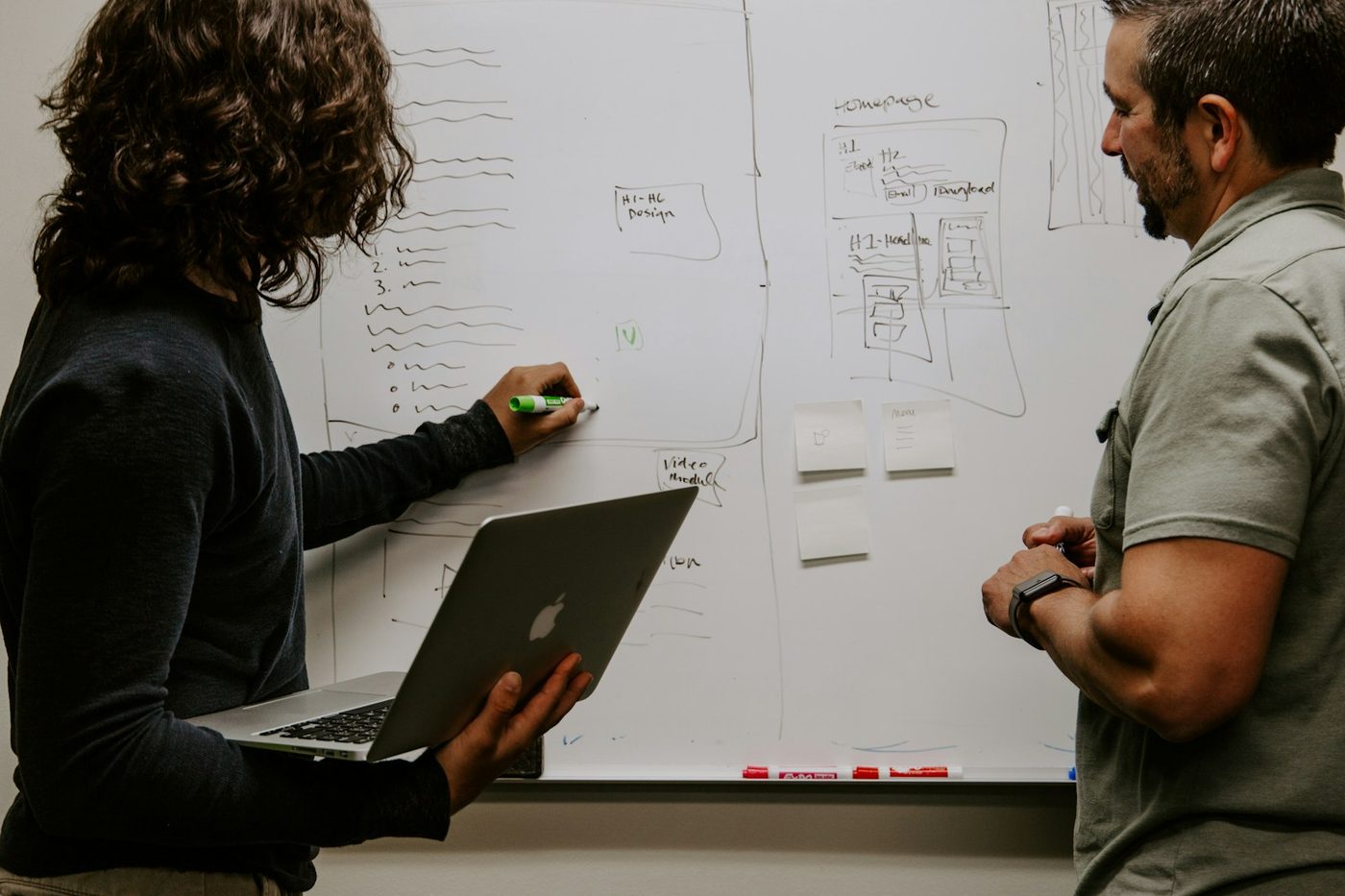 Students at work